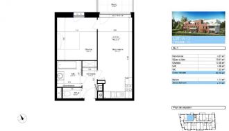 Location appartement f1 à Quesnoy-sur-Deûle - Ref.L3652 - Image 1