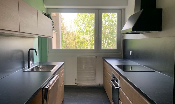 T4 lumineux avec balcon, cave et garage